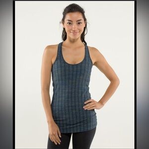 Lululemon- Like New- Cool Racerback- Size 12- Ziggy Wee Blue/Inkwell Black